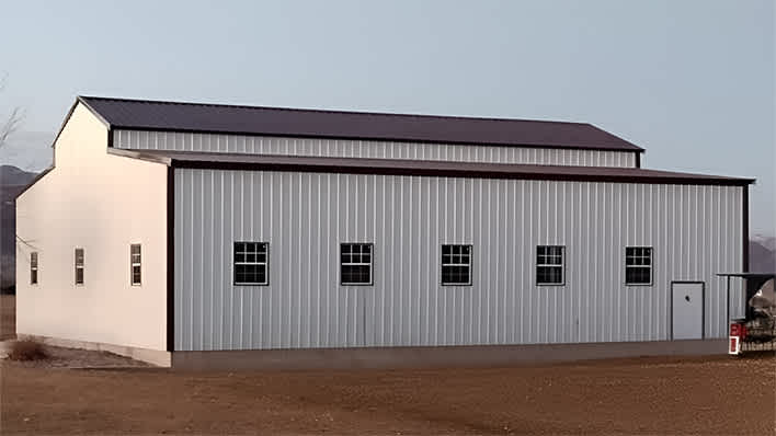 36x40x12 Raised Center Barn