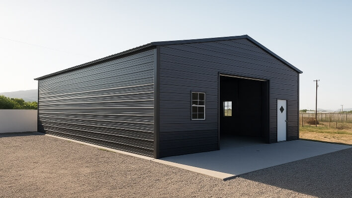 26x35 Steel Garage