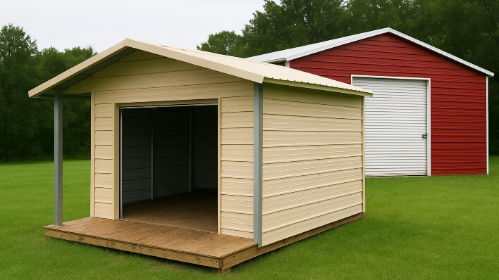 12x20 Steel Storage Shed