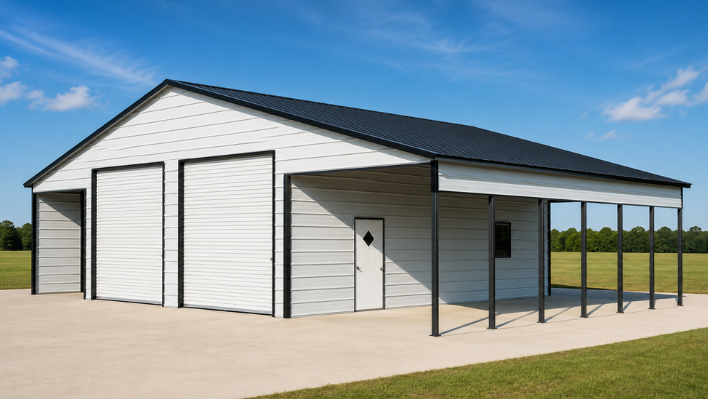 Straight Roof Barns