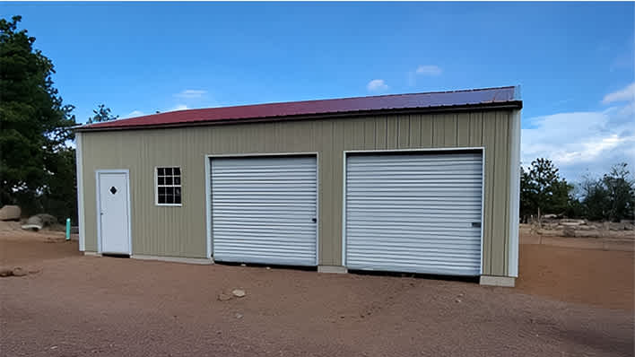 18x30x9 Side Entry Garage