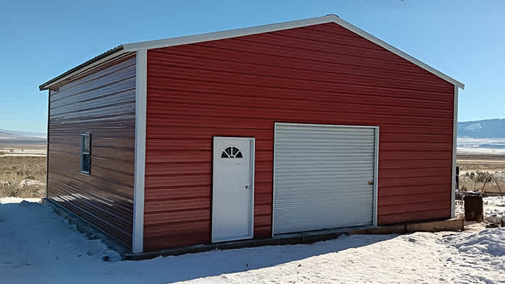 22x20x10 Metal Garage