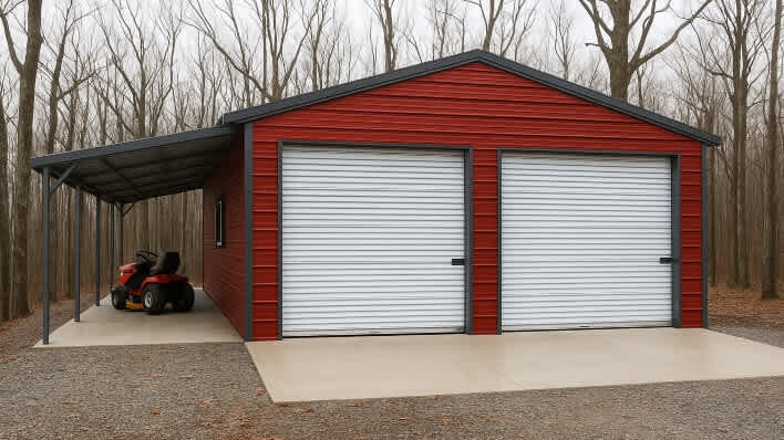 22x30 Lean-to garage