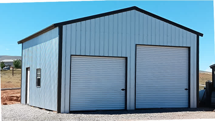 20x20x9 Metal Garage