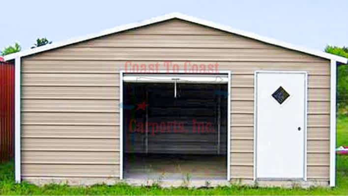 18x26x8 Aframe Horizontal Roof Garage