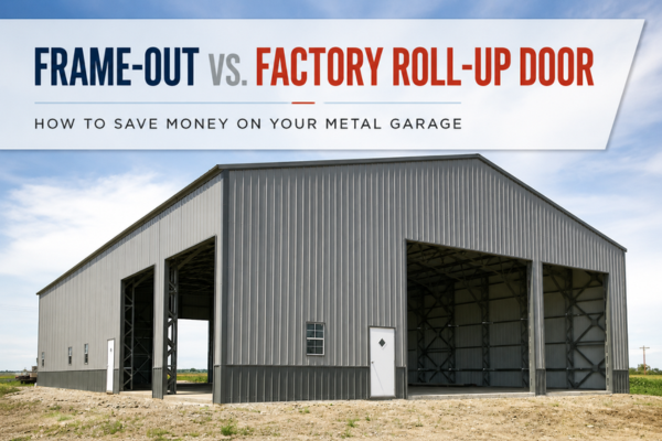 Frame-Out Vs. Factory Roll-Up Door