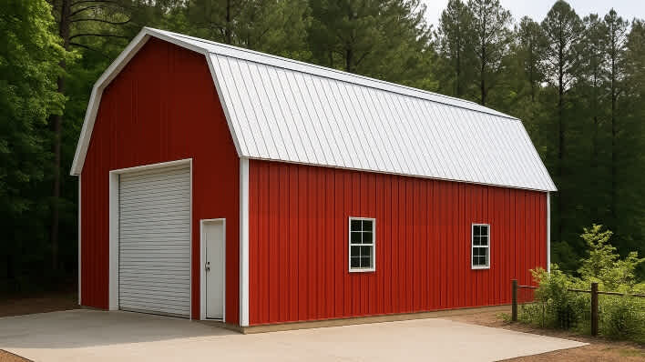 30x30x12-gambrel-metal-barn