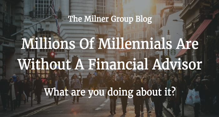 Millenials without finc advisors