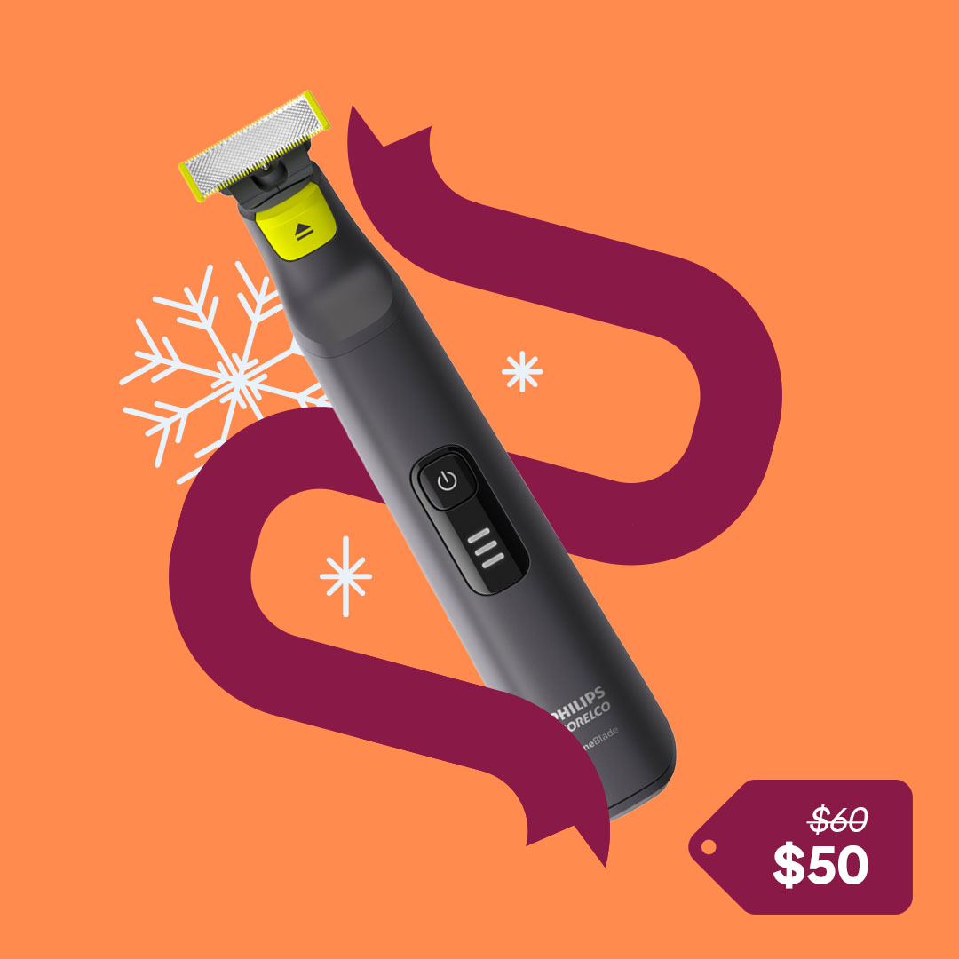 Gift Guide Under $50 Philips Norelco Oneblade Pro Hybrid Electric Trimmer and Shaver