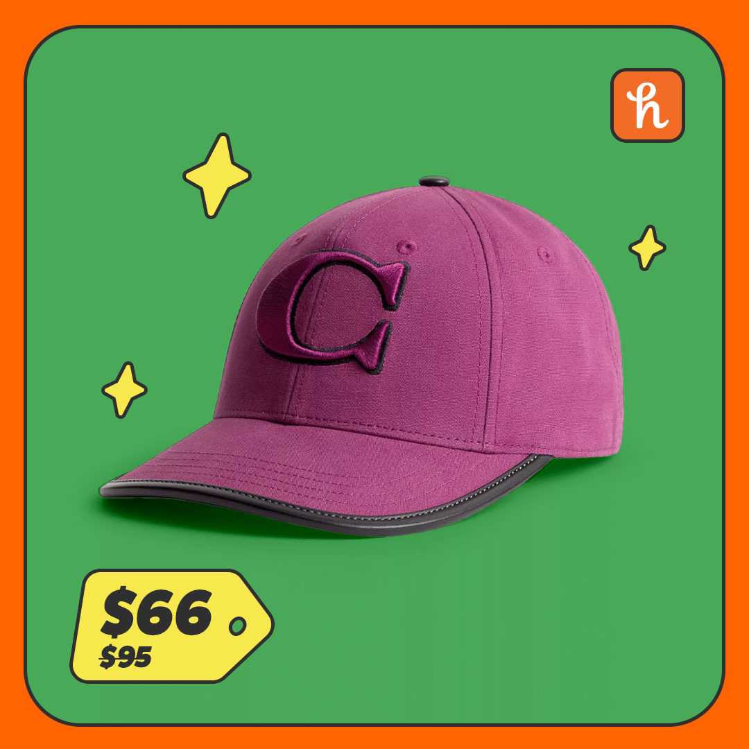 Plum colored baseball cap 