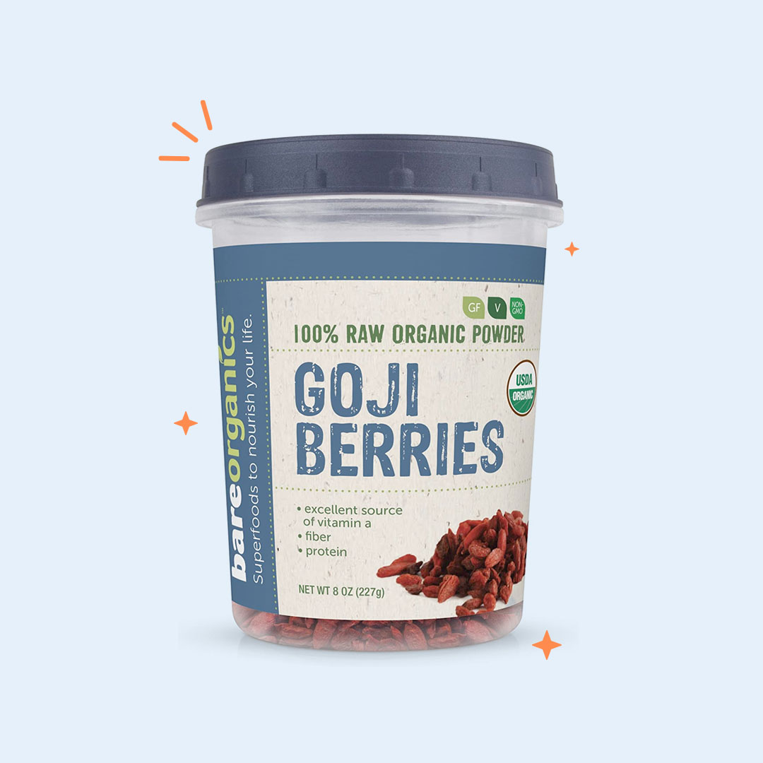 BareOrganics Sun-Dried Goji Berries