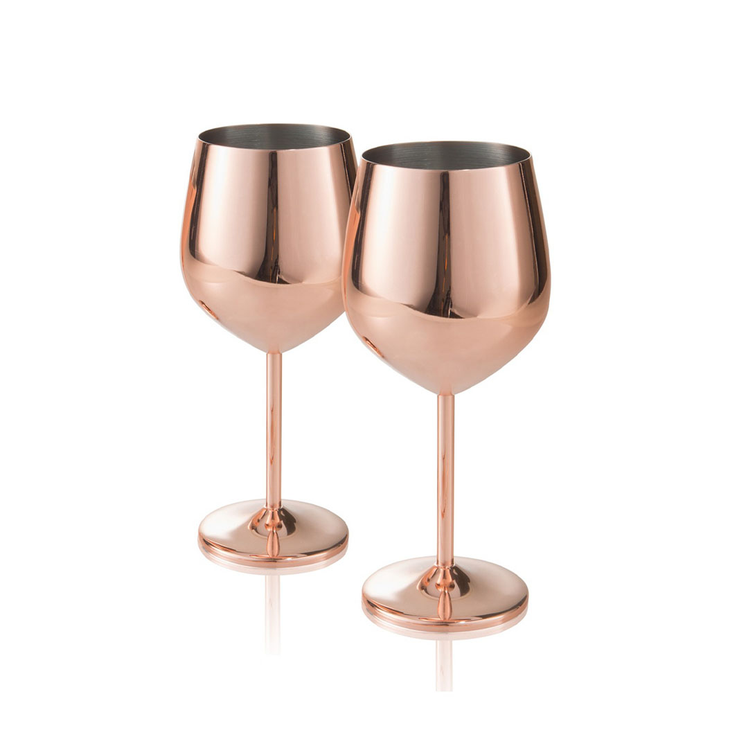 Holiday Gift Guide Ideas For Couples Copper Wine Glasses