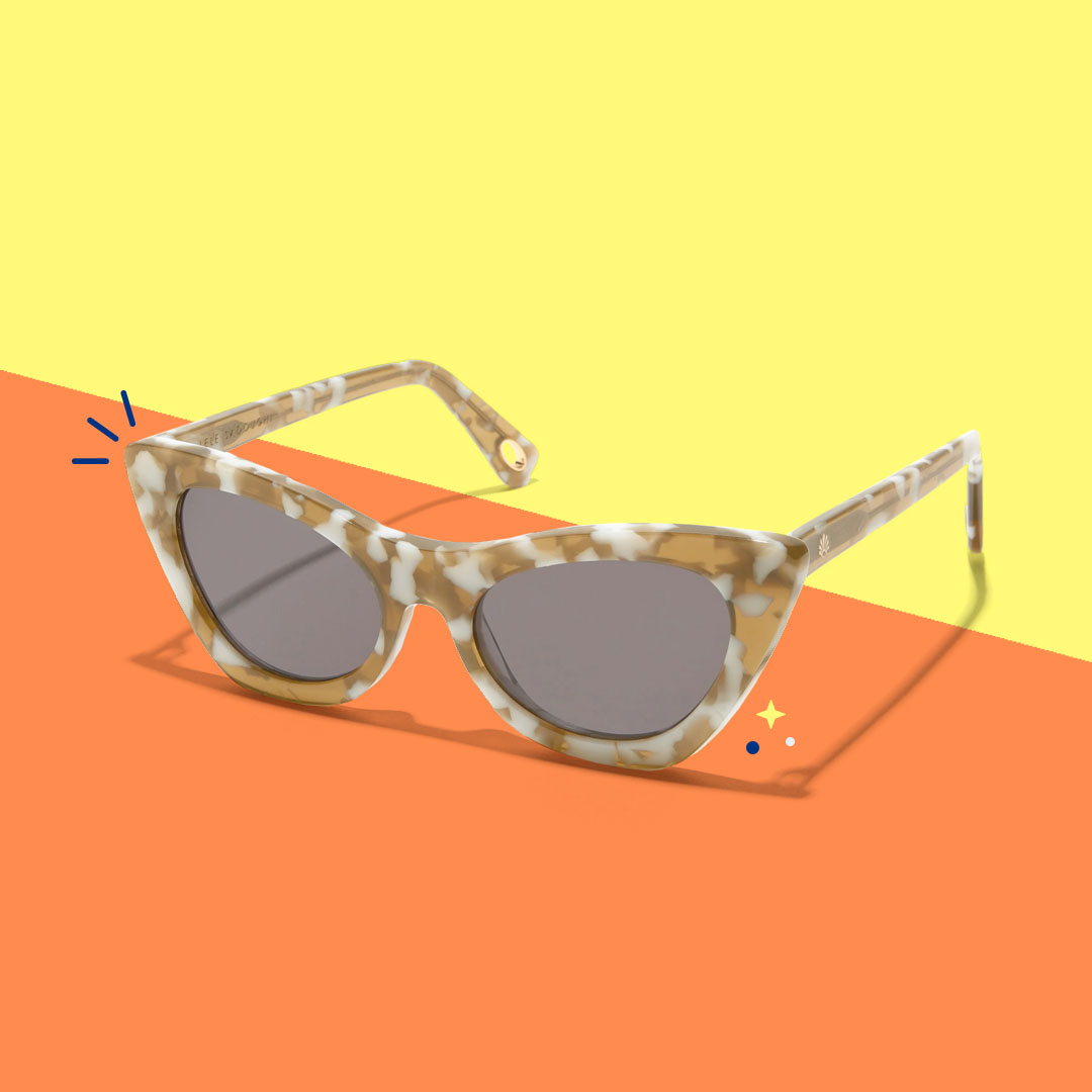 Smokey Quartz Downtown Cat-eye Sunglasses