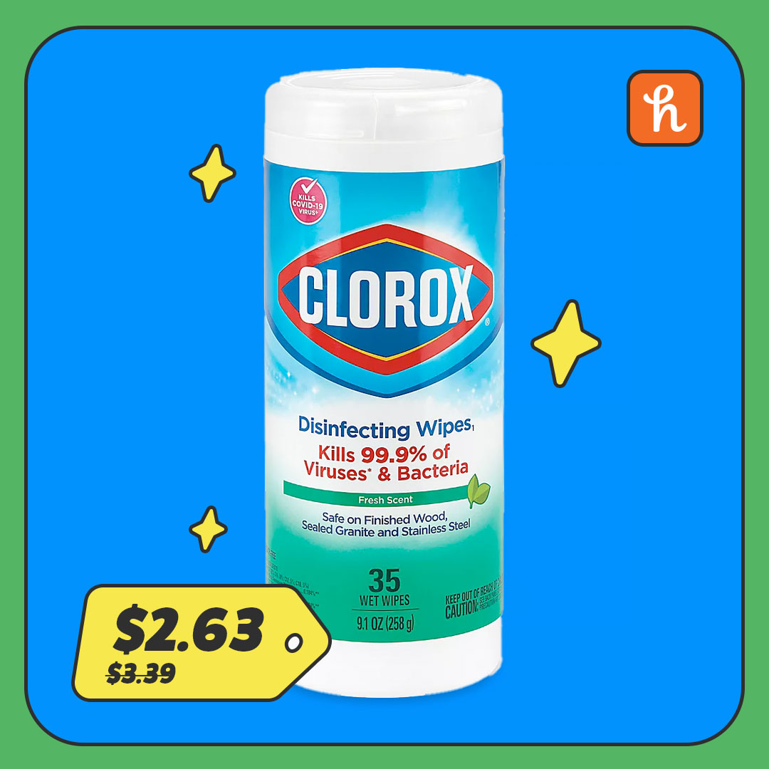 Vitacost Clorox Disinfecting Wipes Fresh Scent