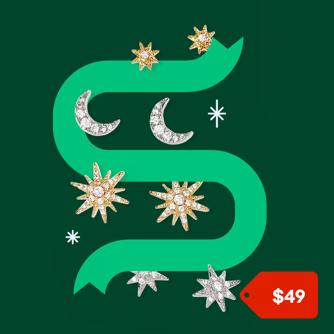 Gift Guide Under $50 Stella & Dot Star Struck Stud Set