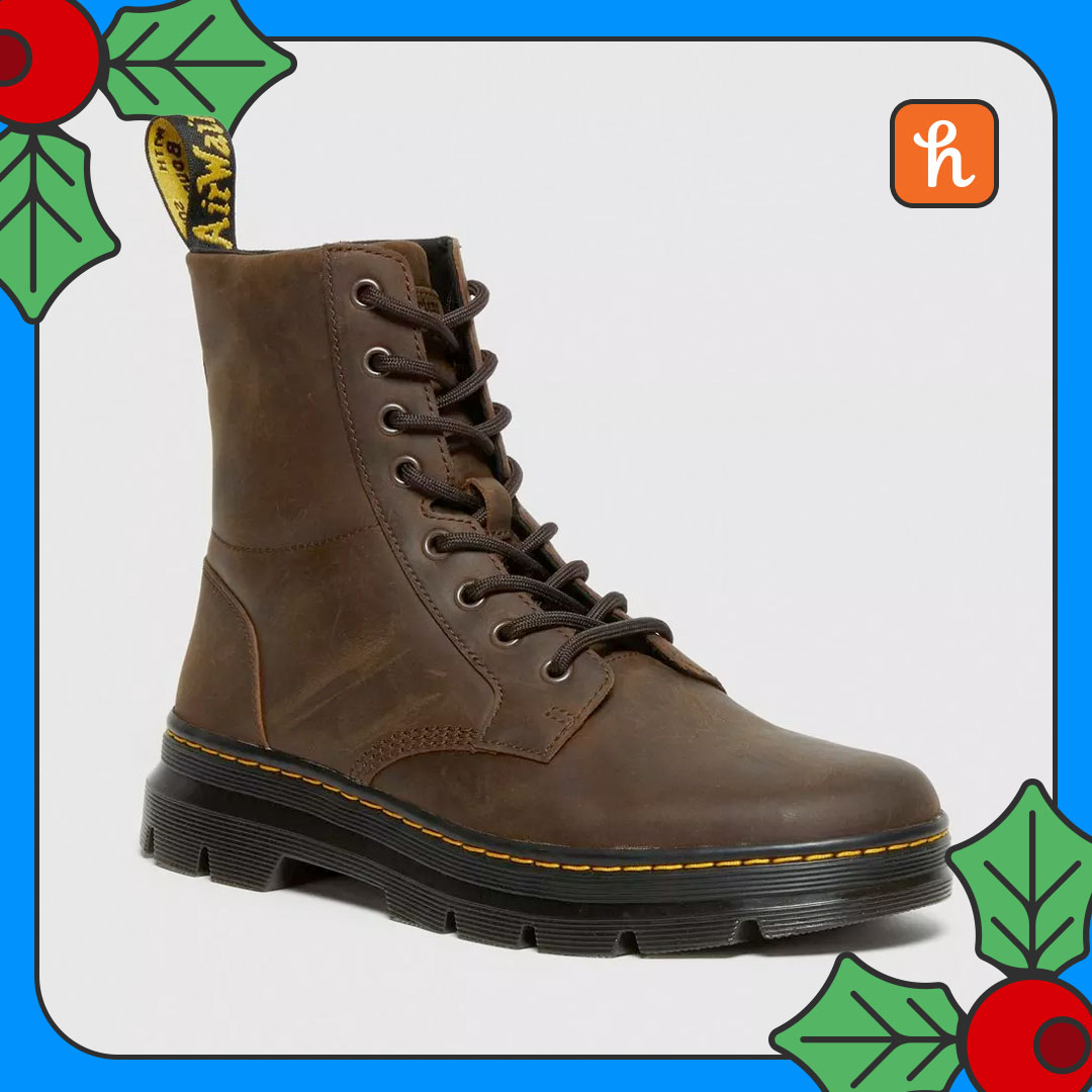 Dr. Marten Gift Guide Combs Crazy Horse Leather Casual Boots