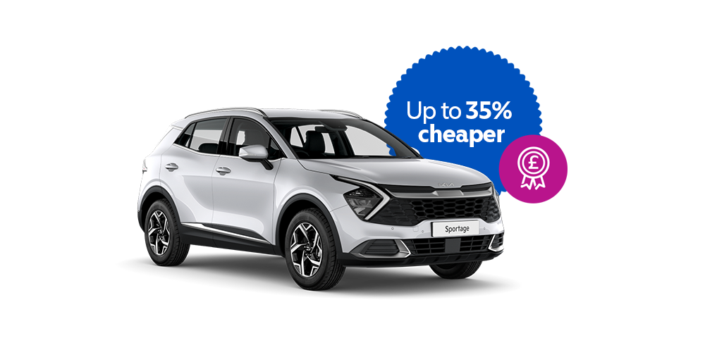 Save up to 35 percent when you lease a Kia Sportage on the Motability Scheme