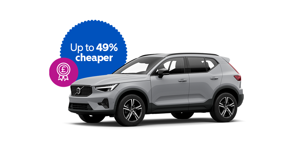 Save up to 49percent when you lease a Volvo XC40 on the Motability Scheme