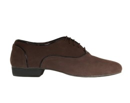 M02 Brown Suede with black lines