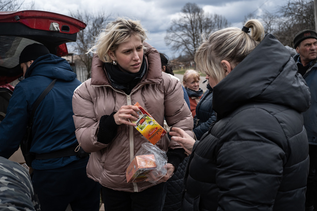 12 April 2022. Novoselivka village, north of Chernihiv, Chernihivska oblast, Ukraine.