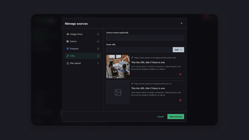 Stark Chat — sources