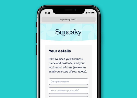 Squeaky simple product