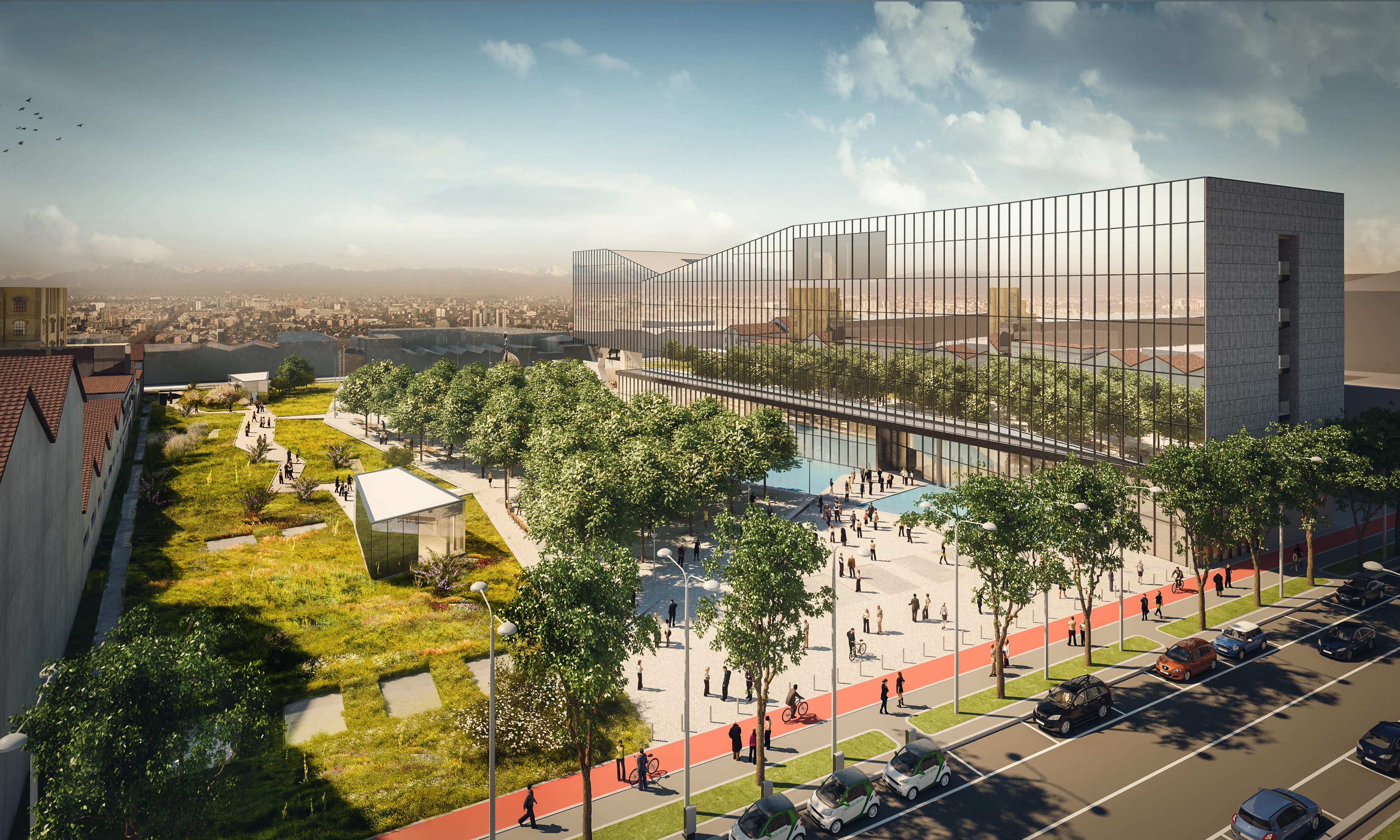 Symbiosis business district with Fastweb headquarters reflects the changing face of south Milan Symbiosis business district with Fastweb headquarters reflects the changing face of south Milan