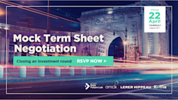 Mock Term Sheet Negotiation