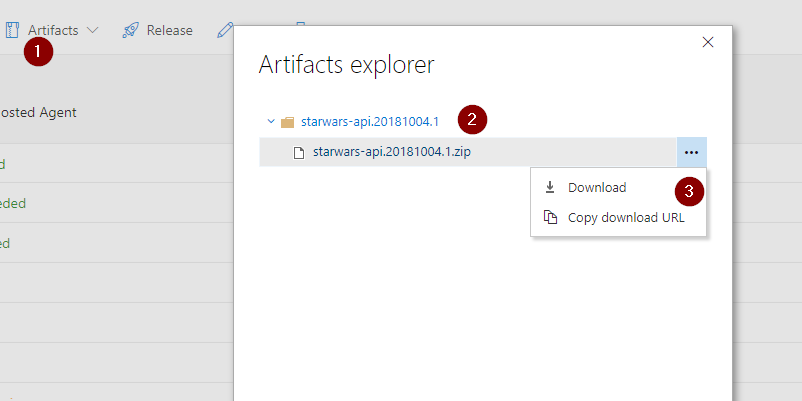 Downloading Azure DevOps artifact