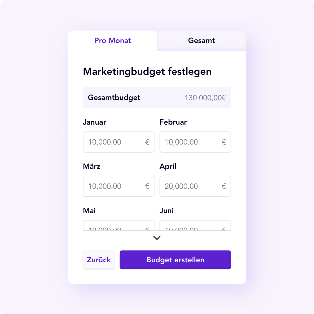 DE Create-your-budget