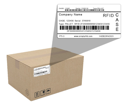 PTX - Pre-programmed TX tag (PTX) for supply chain RFID