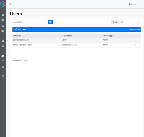 User Management Page