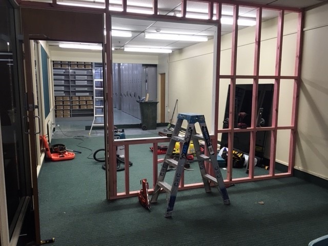 Showing the maintenance work on our Dunedin archive