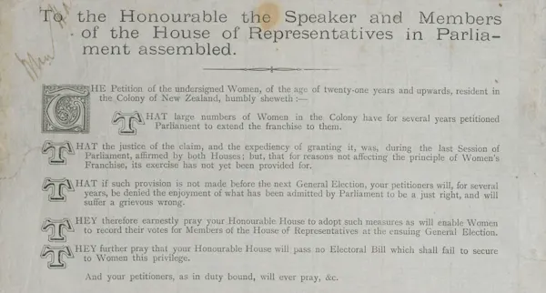Text written on an old grey paper with a heading and the first letter of each sentence written in a calligraphic style.