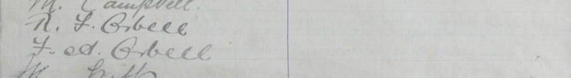 signature on Waitangi sheet