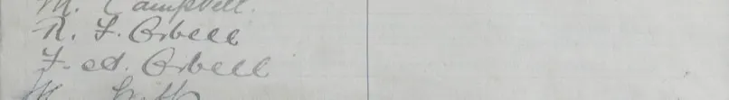 signature on Waitangi sheet