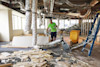 At a demolition job At a demolition job
