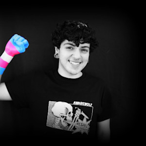 Atlas Alvarez (they/he) is a 25-year-old non binary and transmasculine person. Atlas was born in El Centro, California and lived in their hometown, a border town known as Calexico, for 22 years until they moved away to North County San Diego to study Psychology as a transfer student. He lived, worked, and studied in North County San Diego for about a year and a half until the COVID-19 pandemic began to worsen and it became apparent that school would be online for some time. Atlas moved back to their hometown in the summer of 2020, where he finished his last three semesters of school through Zoom. Atlas graduated with a Bachelor's in Psychology in May 2021 and they are now looking forward to starting a two year MSW program in the upcoming fall at CSU Long Beach.