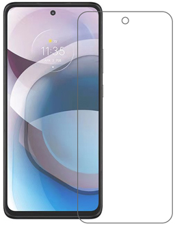 Protecteur d'écran Axessorize ARMORGlass devant le Moto One 5G Ace