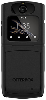 Black OtterBox razr Symmetry Case Back