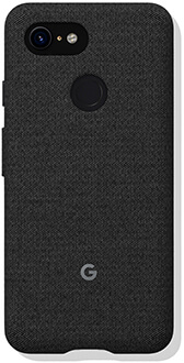 Carbon Google Fabric Pixel 3 Case Back