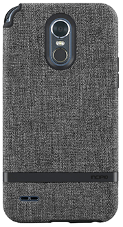 Grey Incipio Esquire Series - LG Stylo 3 Plus Case Back View