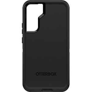 Black OtterBox Galaxy S22+ Defender Case from the Back