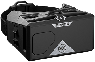 Moon Grey Merge VR 360 Goggles Front View