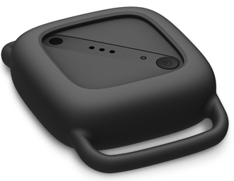 Black TELUS Track+ Pet Collar Accessory Angled