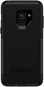 Vue arrière de l’étui Commuter d’OtterBox noir pour Galaxy A8