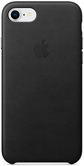 Étui en cuir noir pour iPhone 7/8/SE d’Apple – Vue arrière