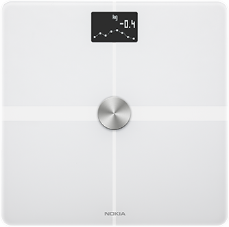 White Body Plus Scale Top Down View