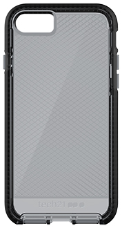 Smokey/Black Tech 21 Evo Check - iPhone 7/8 Case Back View