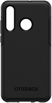 Vue arrière de l’étui Symmetry d’OtterBox noir pour Huawei P30 lite
